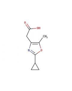 Astatech (2-CYCLOPROPYL-5-METHYL-1,3-OXAZOL-4-YL)ACETIC ACID; 1G; Purity 95%; MDL-MFCD09883423